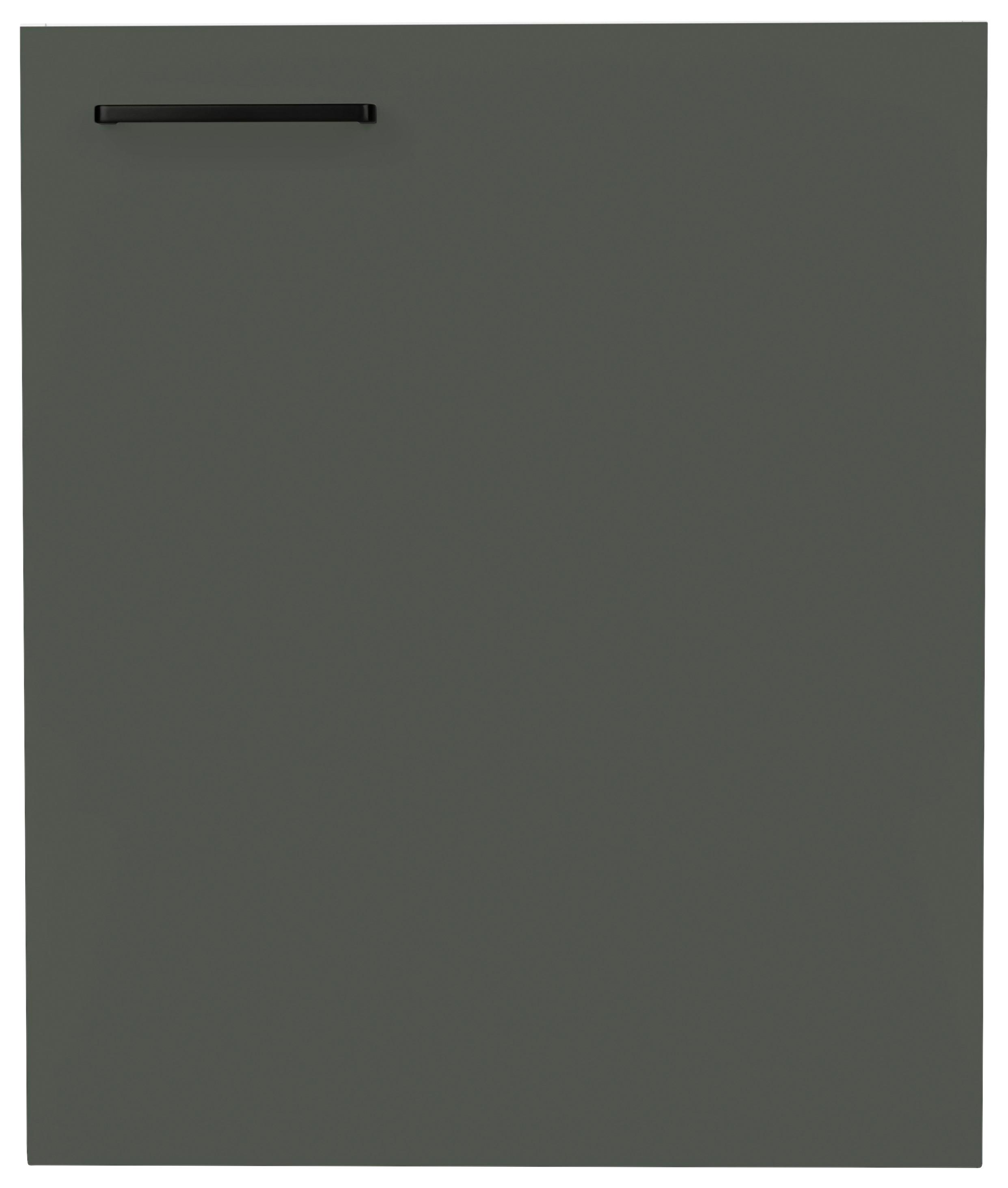 Küchenschrankfront Easytouch Grün - Schwarz/Grün, MODERN, Holzwerkstoff/Metall (60/72/1,9cm) - Nobilia