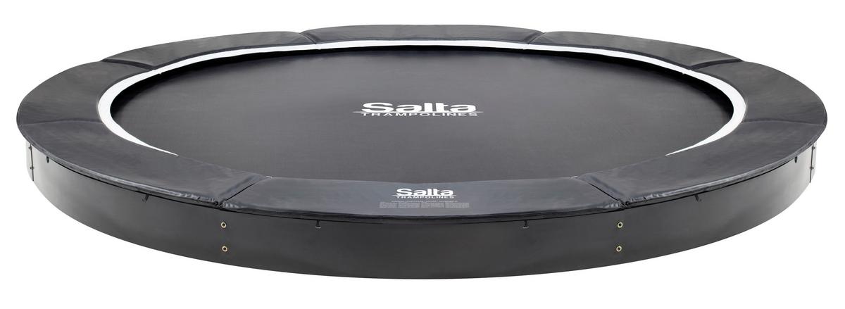 Bodentrampolin Salta Royal Ø ca. 366cm - Schwarz, Trend, Metall (366cm) - Salta