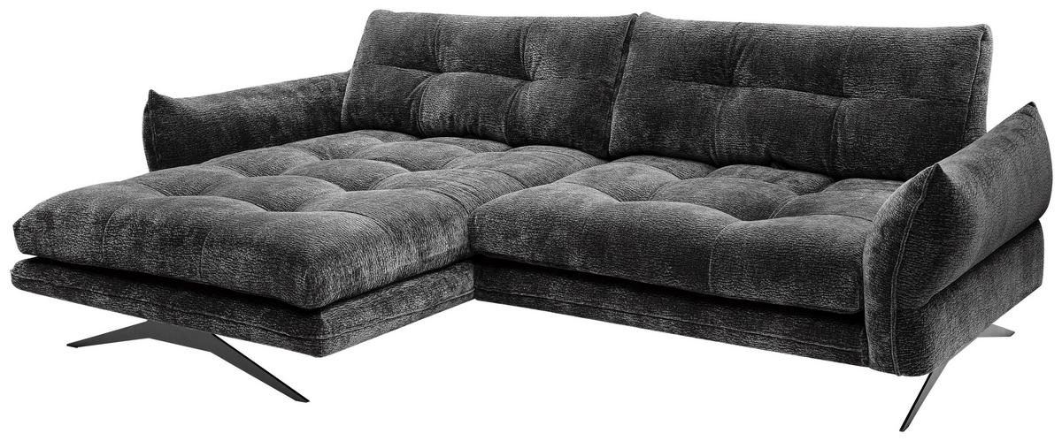 Coltar BAXTER BAXTER - gri închis, Modern, textil (177/68-87/280cm) - Premium Living