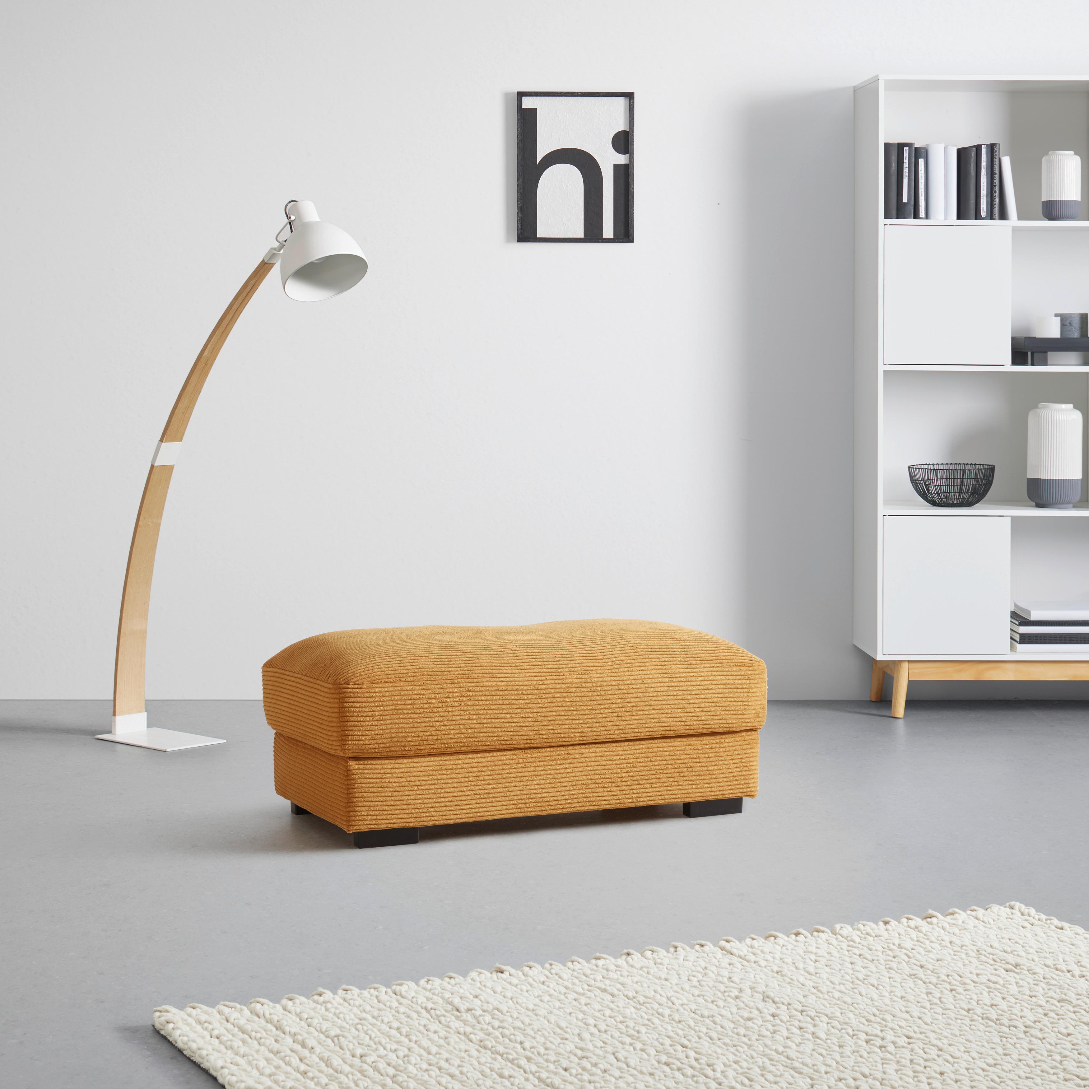 Tabure Pedro, Gorčična Barva - gorčično rumena, Moderno, tekstil (60/46/110cm) - Modern Living