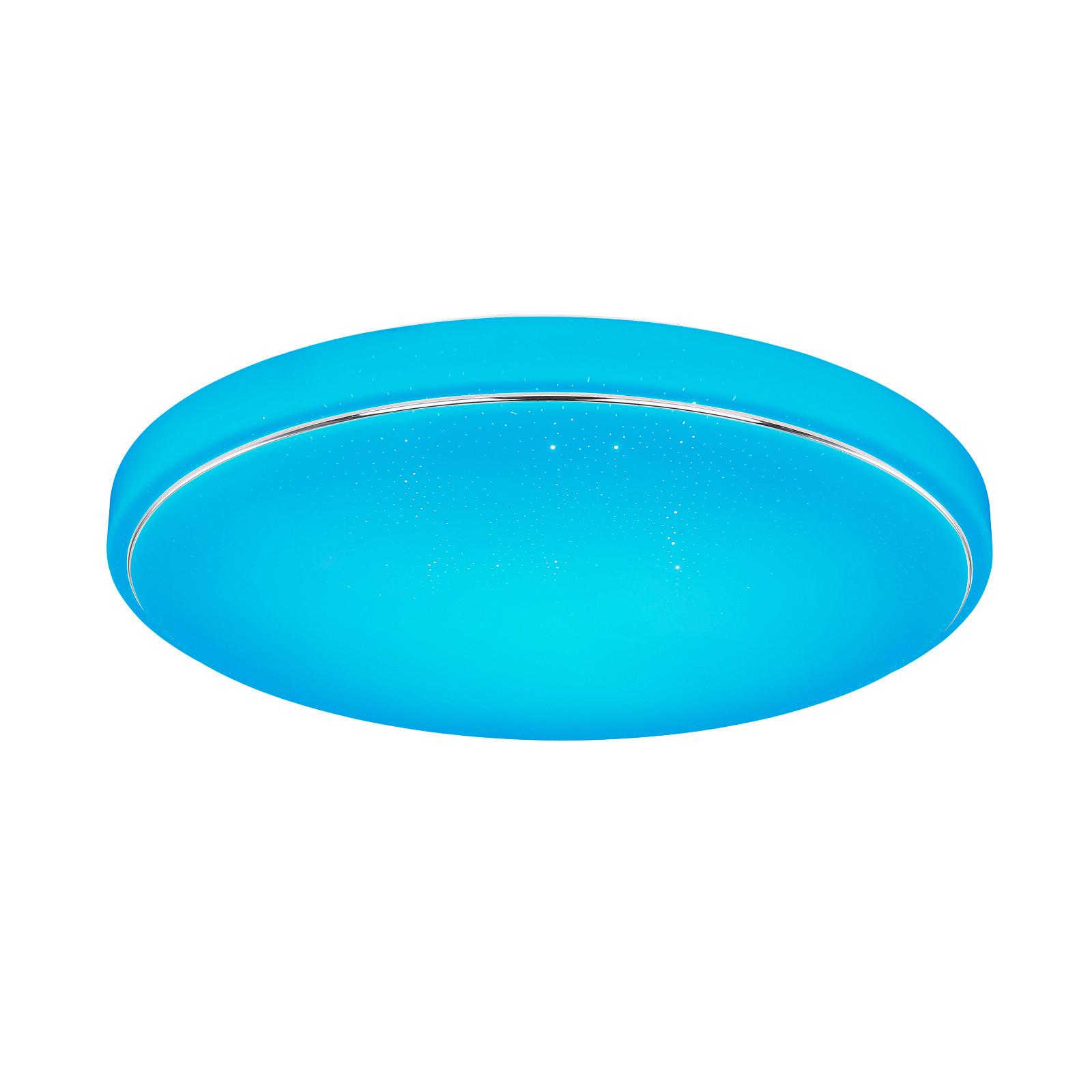 Led Mennyezeti Lámpa Kalle - króm/opál, Basics, műanyag/fém (57.5/8.5cm)