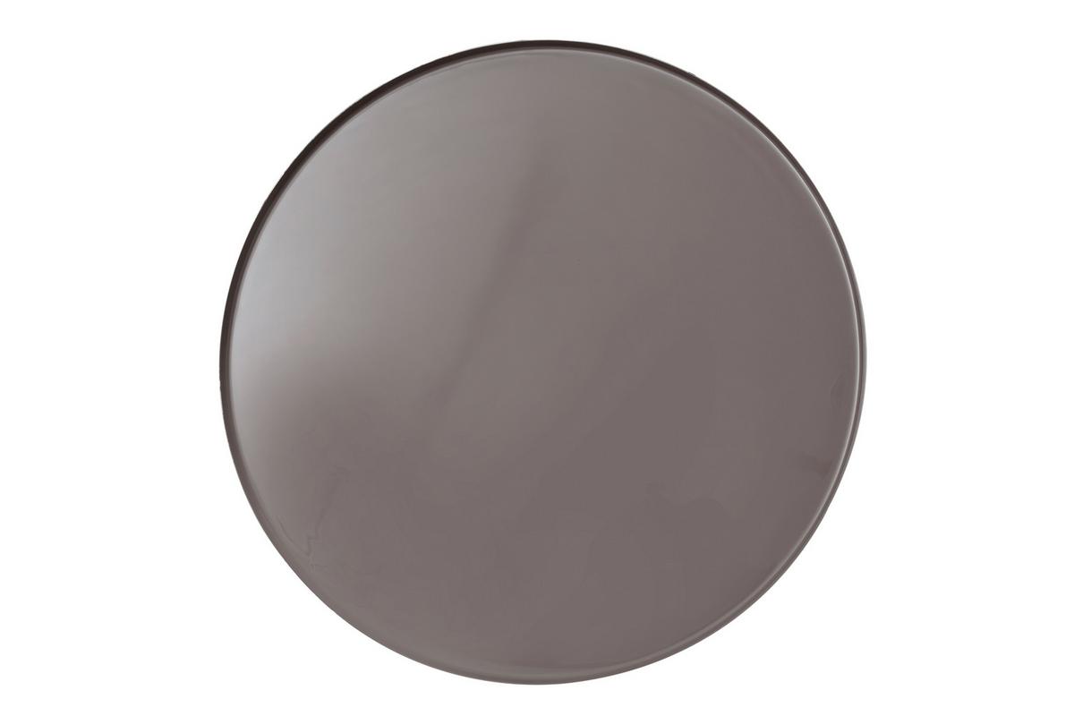 BEISTELLTISCH ART DECO 525 - Silberfarben/Grau, Design, Metall (51/40,5cm) - Kayoom