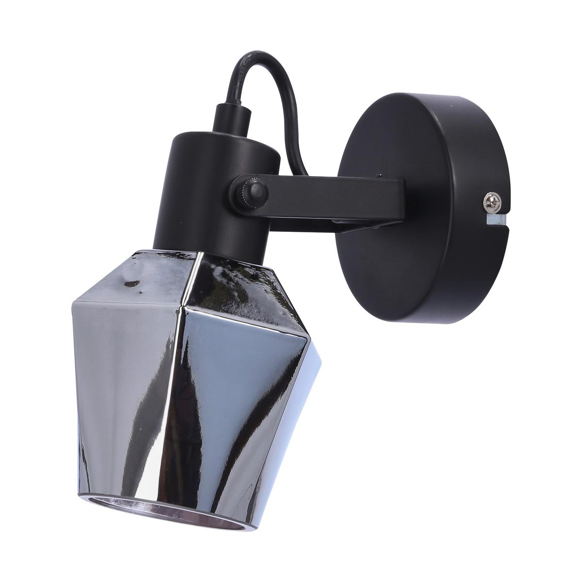 Reflektor Randi - crna, Design, staklo/metal (19/9/16cm)