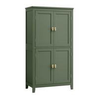 MIDISCHRANK BATHROOM CABINET - Goldfarben/Grün, MODERN, Holzwerkstoff/Metall (60/110/30cm) - MID.YOU