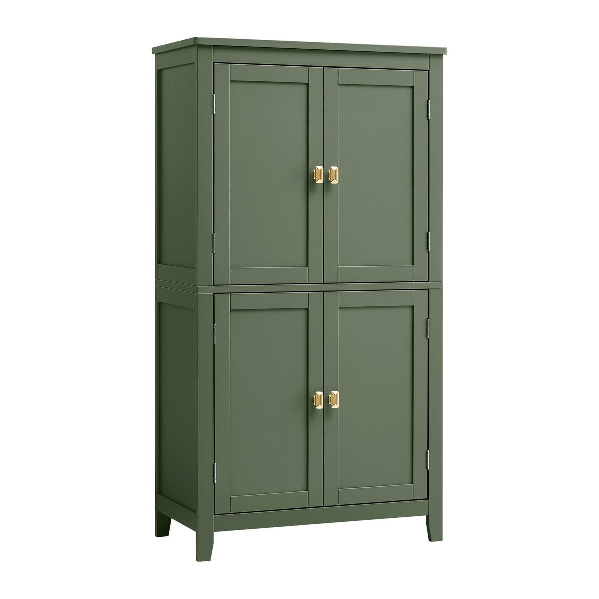 MIDISCHRANK BATHROOM CABINET - Goldfarben/Grün, MODERN, Holzwerkstoff/Metall (60/110/30cm) - MID.YOU