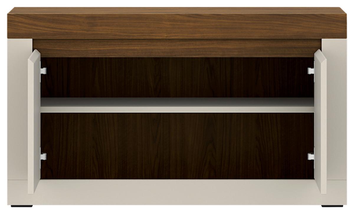 Bancă Pentru Hol Salo - cașmir/culoare lemn de nuc, Modern, material pe bază de lemn (94,2cm) - Modern Living