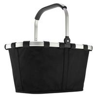 KOSZYK NA ZAKUPY CARRYBAG BLACK - czarny, Basics, metal/tkanina (48/29/28cm) - Reisenthel