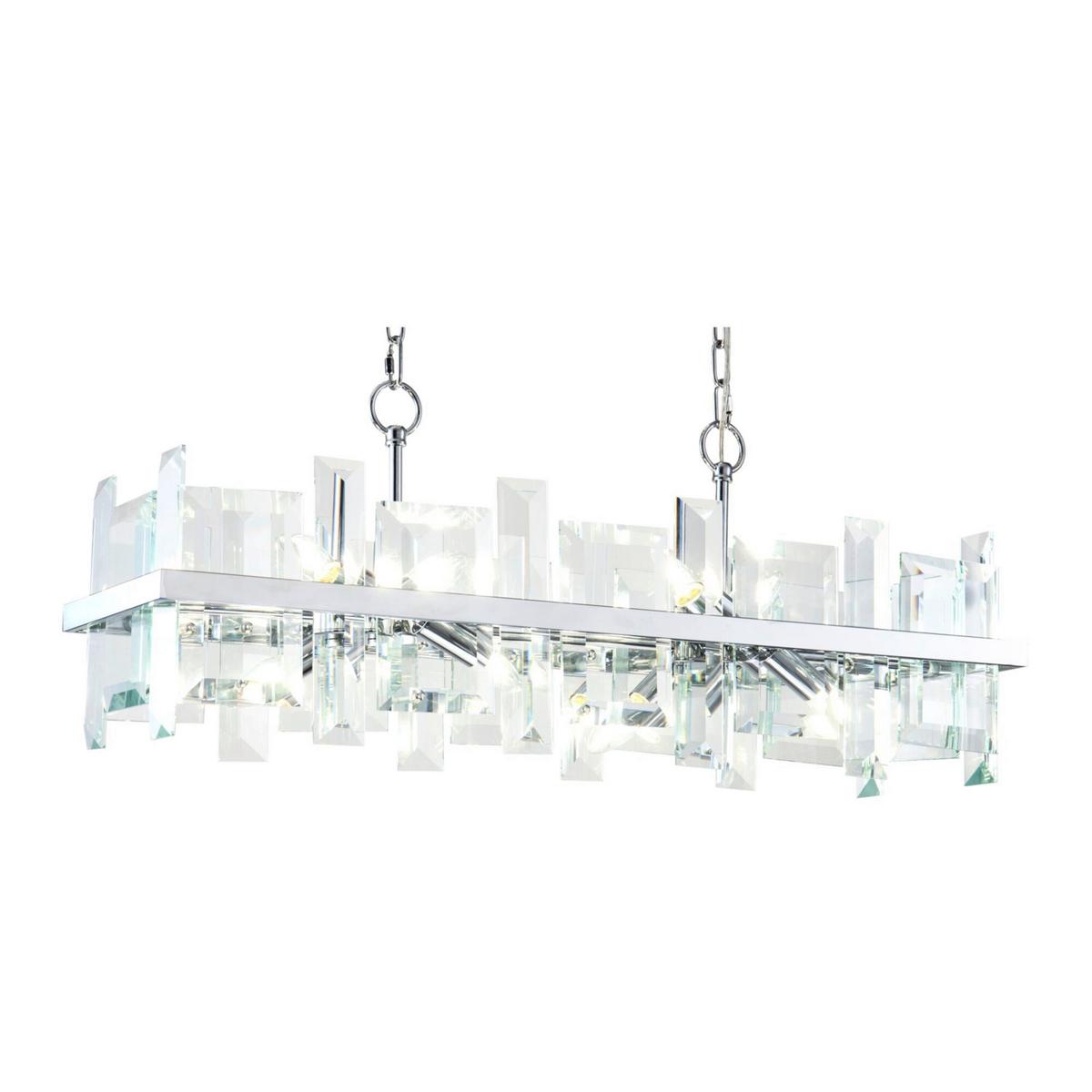 Pendelleuchte Cerezo Chromfarben max. 40 Watt - Chromfarben, Basics, Glas/Metall (85,5/34/26,5cm) - MAYTONI