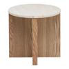 BEISTELLTISCH MATERA -TREND- -BASED- - Naturfarben, MODERN, Holzwerkstoff/Stein (40/39cm) - Based