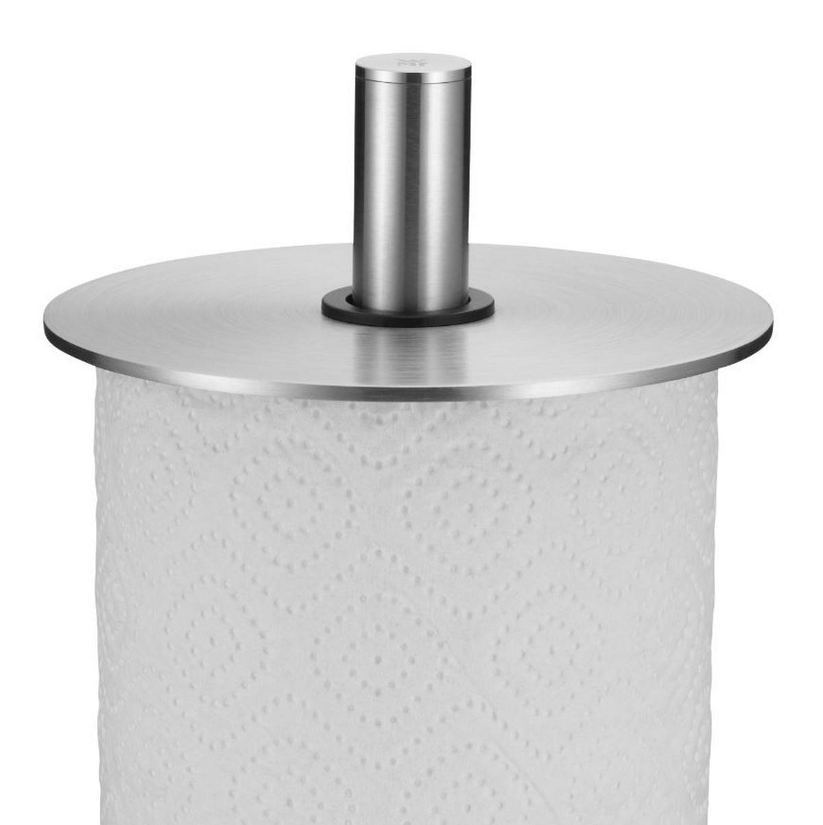 UCHWYT NA RĘCZNIK PAPIEROWY 0659806030 WMF - kolor stalowy/czarny, Design, tworzywo sztuczne/metal (32cm) - WMF