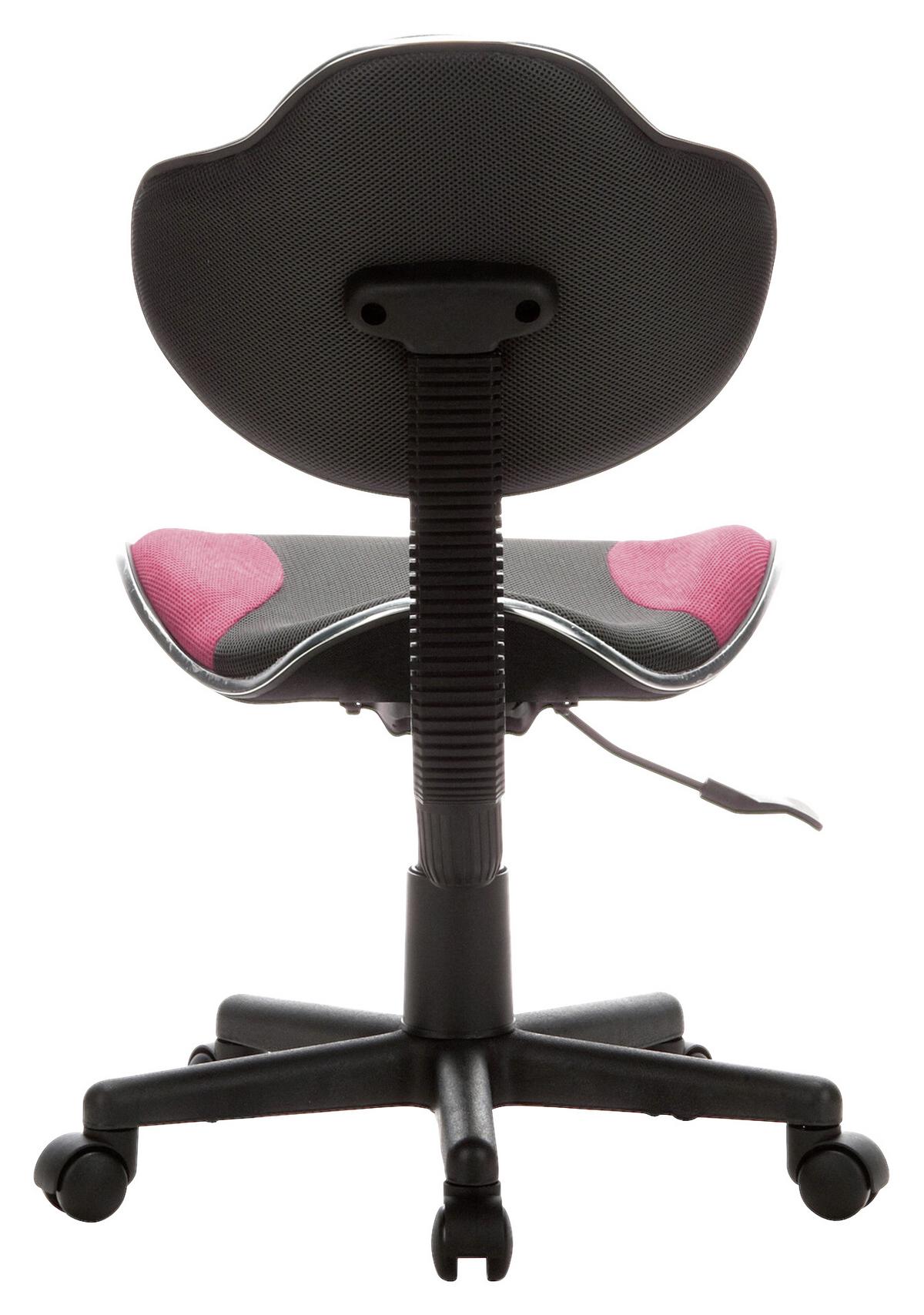 Mladinski Vrtljivi Stol Kiddy Gti 2, Siva, Roza - pink/siva, Basics, umetna masa (45/86-101/42cm) - MID.YOU