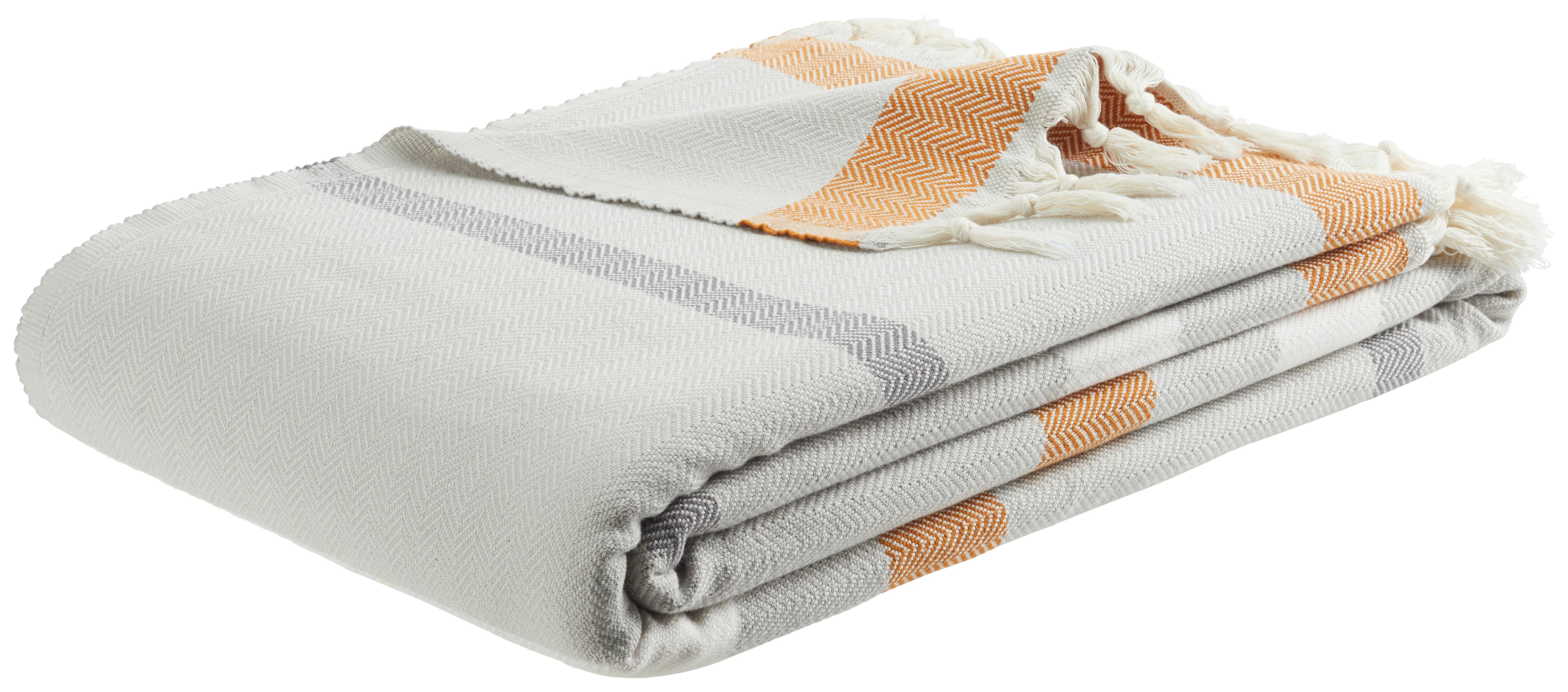 Decke Tartan in Beige ca. 130x170cm - Beige, Modern, Textil (130/170cm) - Modern Living