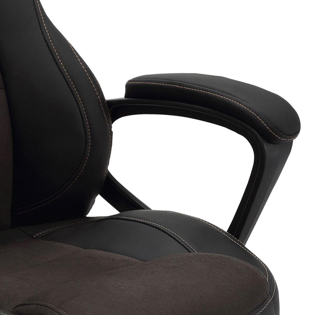 KRZESŁO GAMINGOWE AIMO - jasnoszary/czarny, Design, tworzywo sztuczne/tkanina (62/109-119/68cm) - MID.YOU