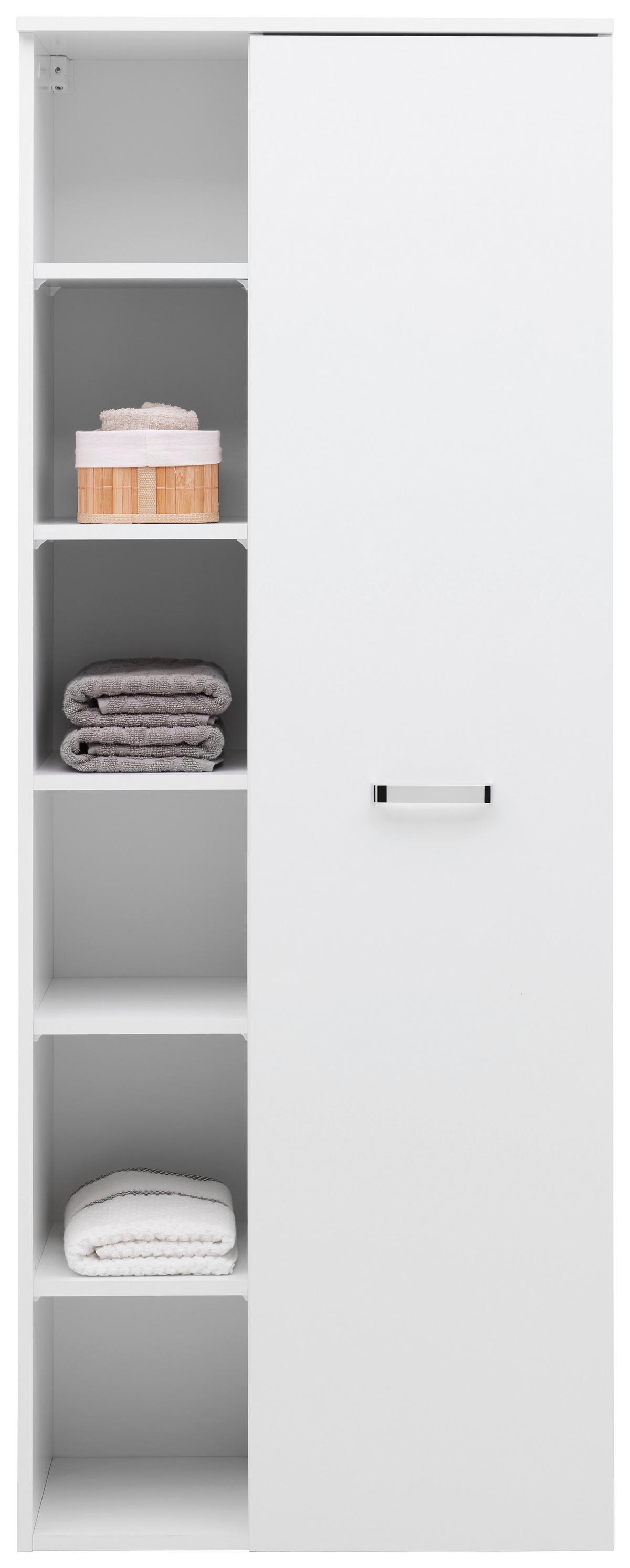 Visoki Element Fresh - bijela/boje kroma, Konvencionalno, drvni materijal/metal (65/168,5/38,5cm) - Modern Living