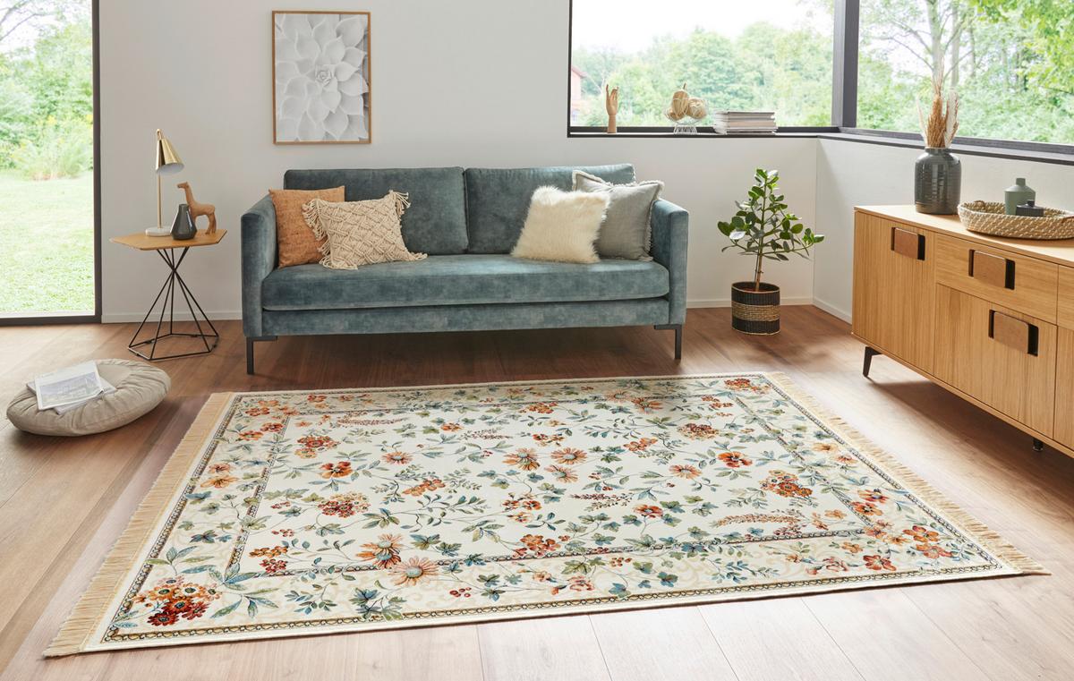DYWAN VINTAGE NOURORIENTALFLOWERCREME195X300 - écru/kremowy, Basics, tkanina (195/300cm) - Hanse Home