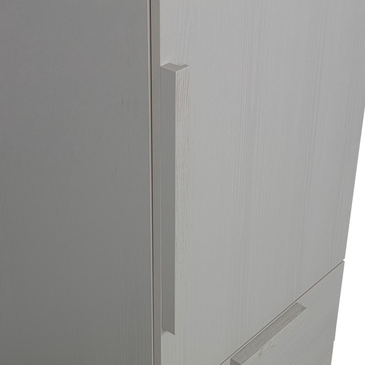 DREHTÜRENSCHRANK Rens, Grau B: 55 cm - Grau, Design, Holz (55/210/58cm) - Livetastic
