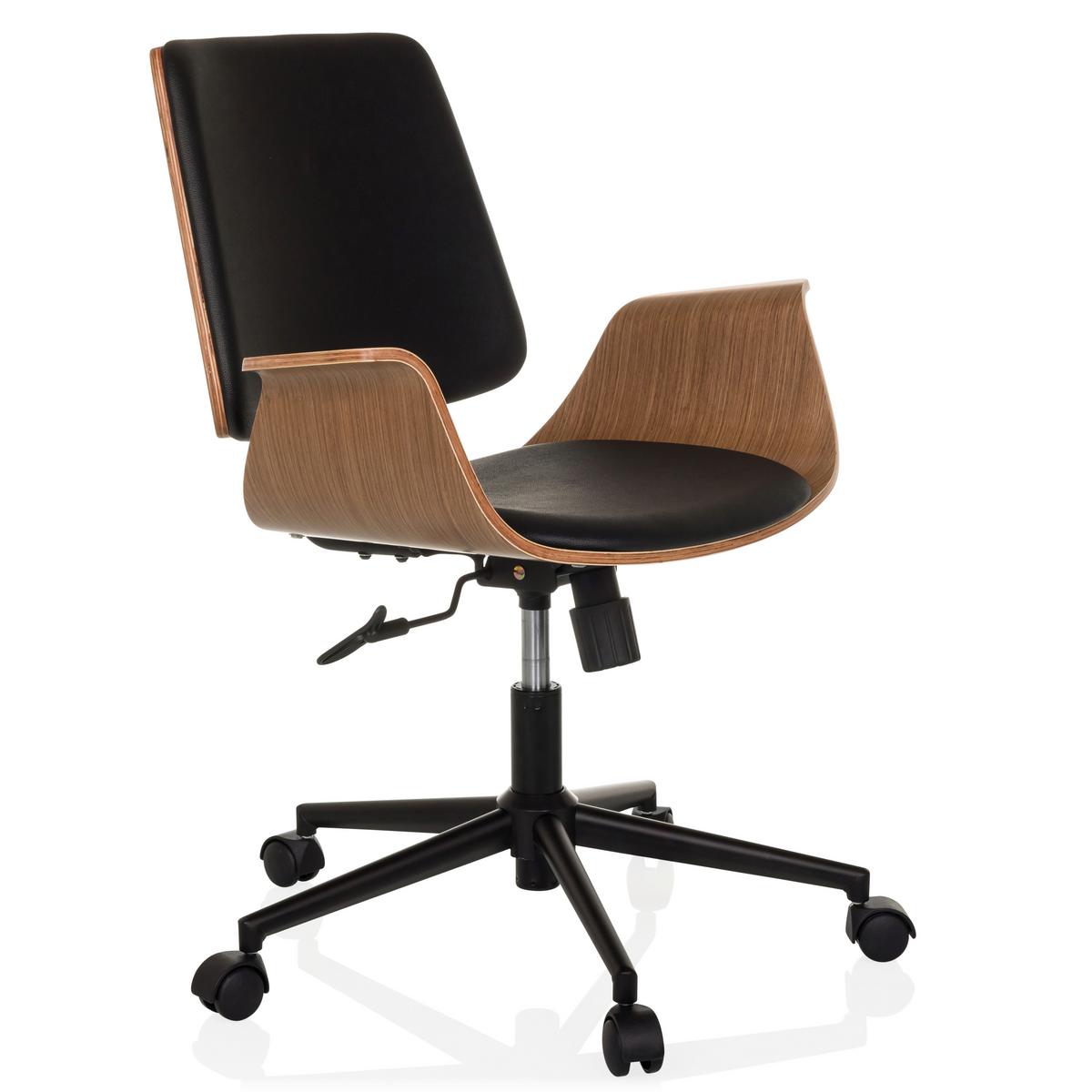 Pisarniški Stol Cenca I, Črna - črna, Moderno, kovina/umetna masa (68/92/63,5cm) - MID.YOU