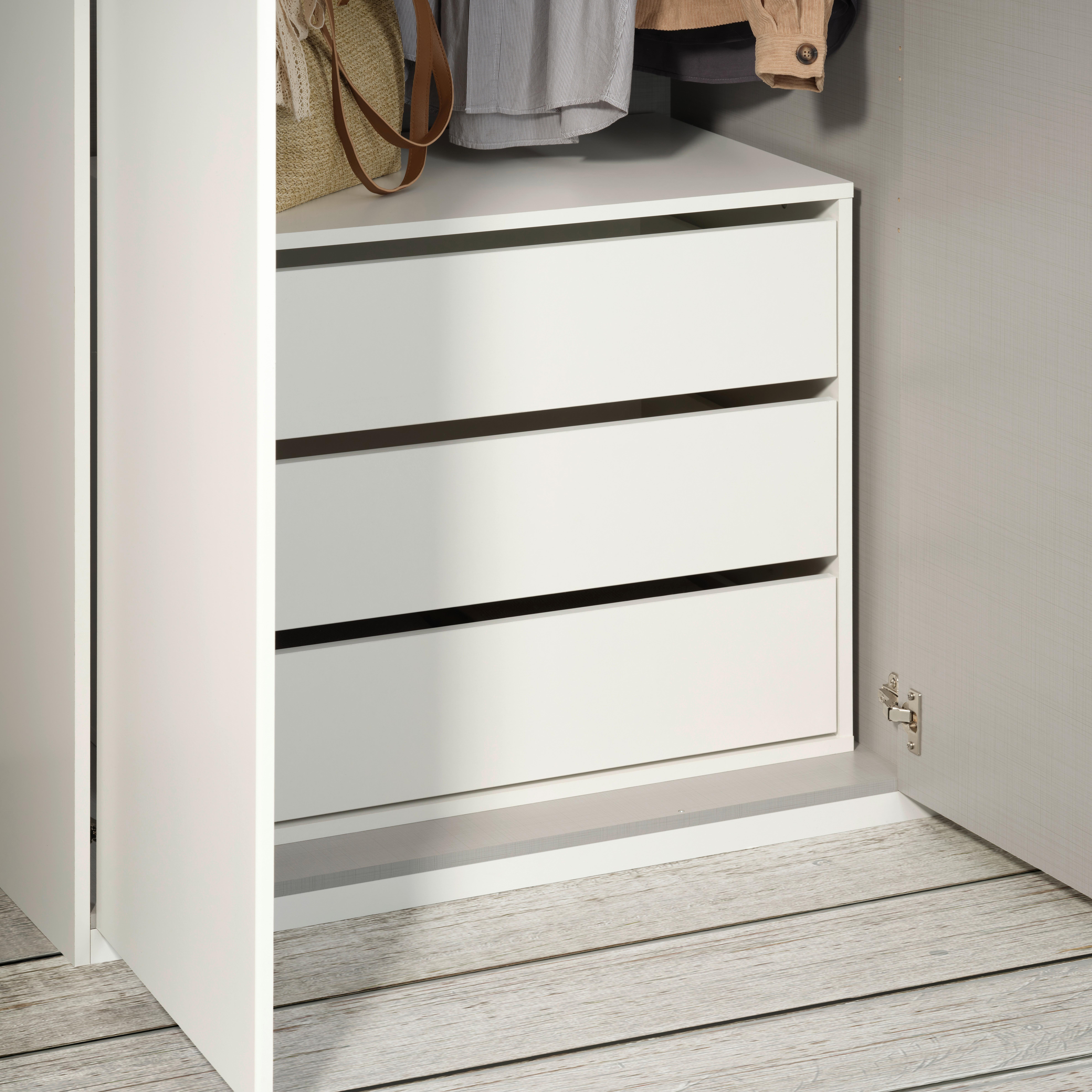 LÅDSET UNIVERSAL II - vit, Klassisk, trämaterial (70/61/44cm) - Based