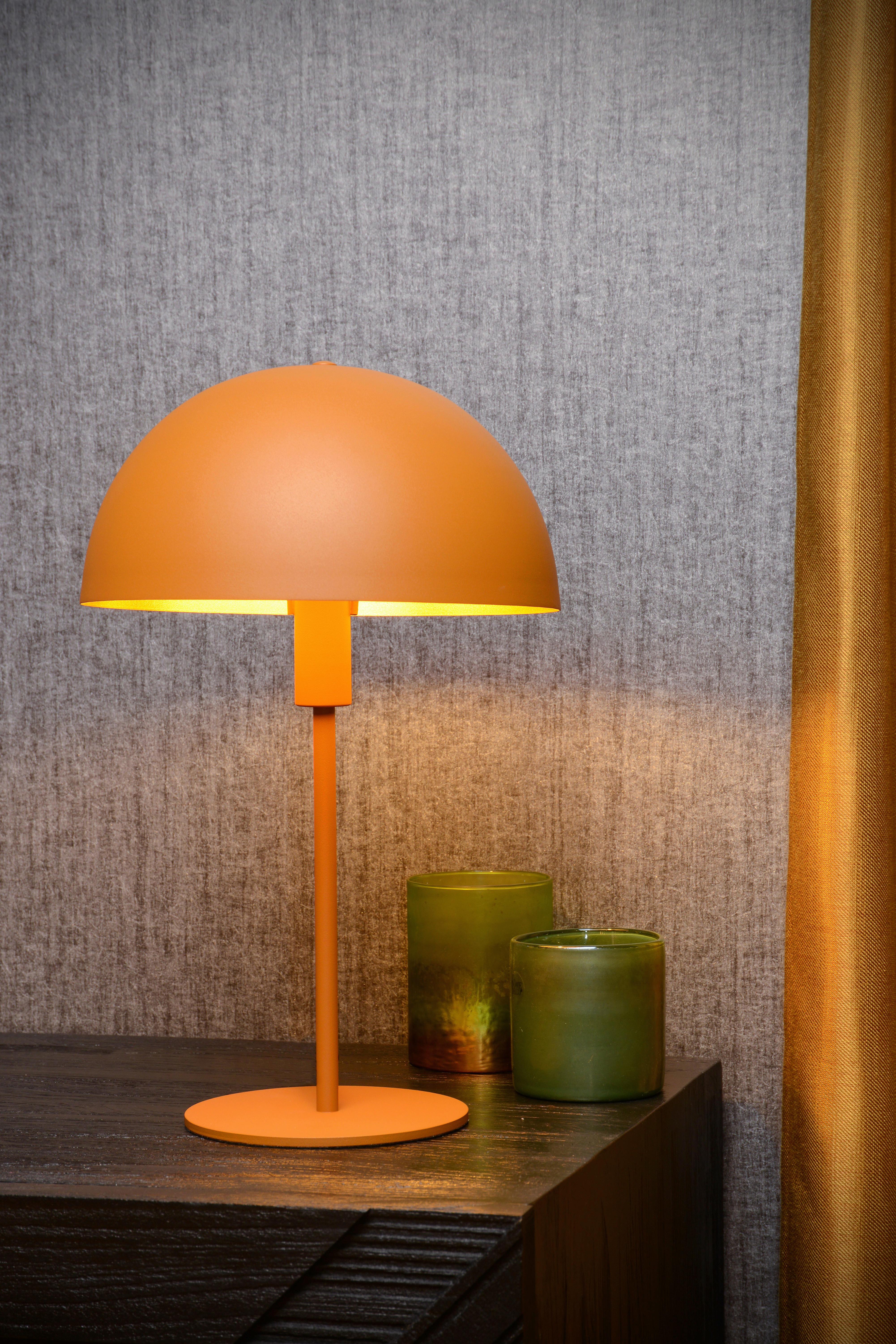 LAMPA STOŁOWA 45596/01/44 SIEMON - kolor mosiężny/curry, Design, metal (25/40cm) - Lucide