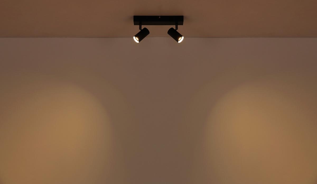 Led Reflektor Este - crni krom/crna, Design, metal (26/6/11cm) - Globo