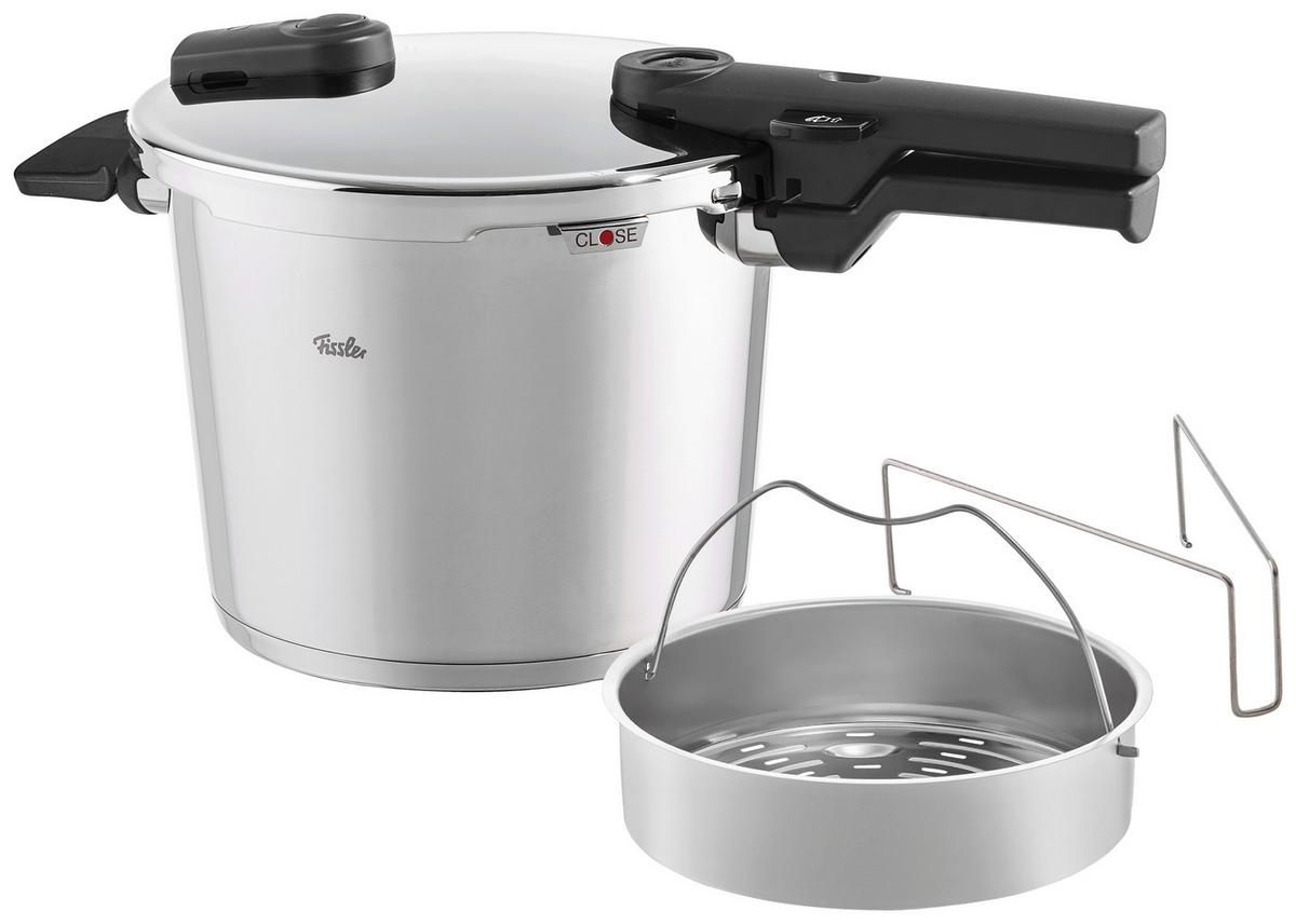 SZYBKOWAR 600-410-06-070/0 FISSLER - kolor srebrny, Basics, metal (22cm) - Fissler