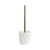 TOALETTBORSTSET ARIELLE - vit/pärlemor, Modern, metall/plast (11,2/32,5cm) - Mömax