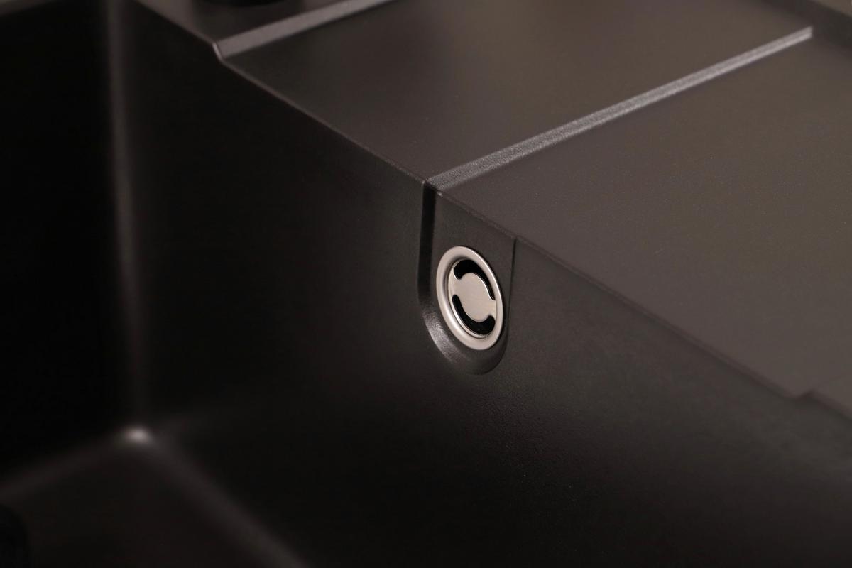 Pomivalno Korito Nashville, 58x50cm - črna, Basics, kamen (58/20/50cm) - Respekta