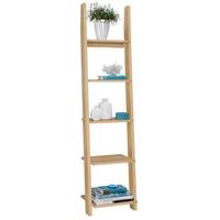 Regal Eichefarben, 5 Ablagen - Eichefarben, KONVENTIONELL, Holz/Holzwerkstoff (41,4/176/34,2cm) - Mömax