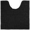 Covoraș pentru WC Nelly - negru, textil (50/50cm) - Modern Living