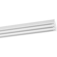 Vorhangschiene Style in Weiss ca. 160cm - Weiss, Metall (160cm) - Premium Living