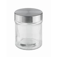 Posoda Za Shranjevanje Reiner - 0,3l -Akt- - barve nerjavečega jekla/prozorno, Moderno, kovina/steklo (8,5/10,5cm) - Mömax