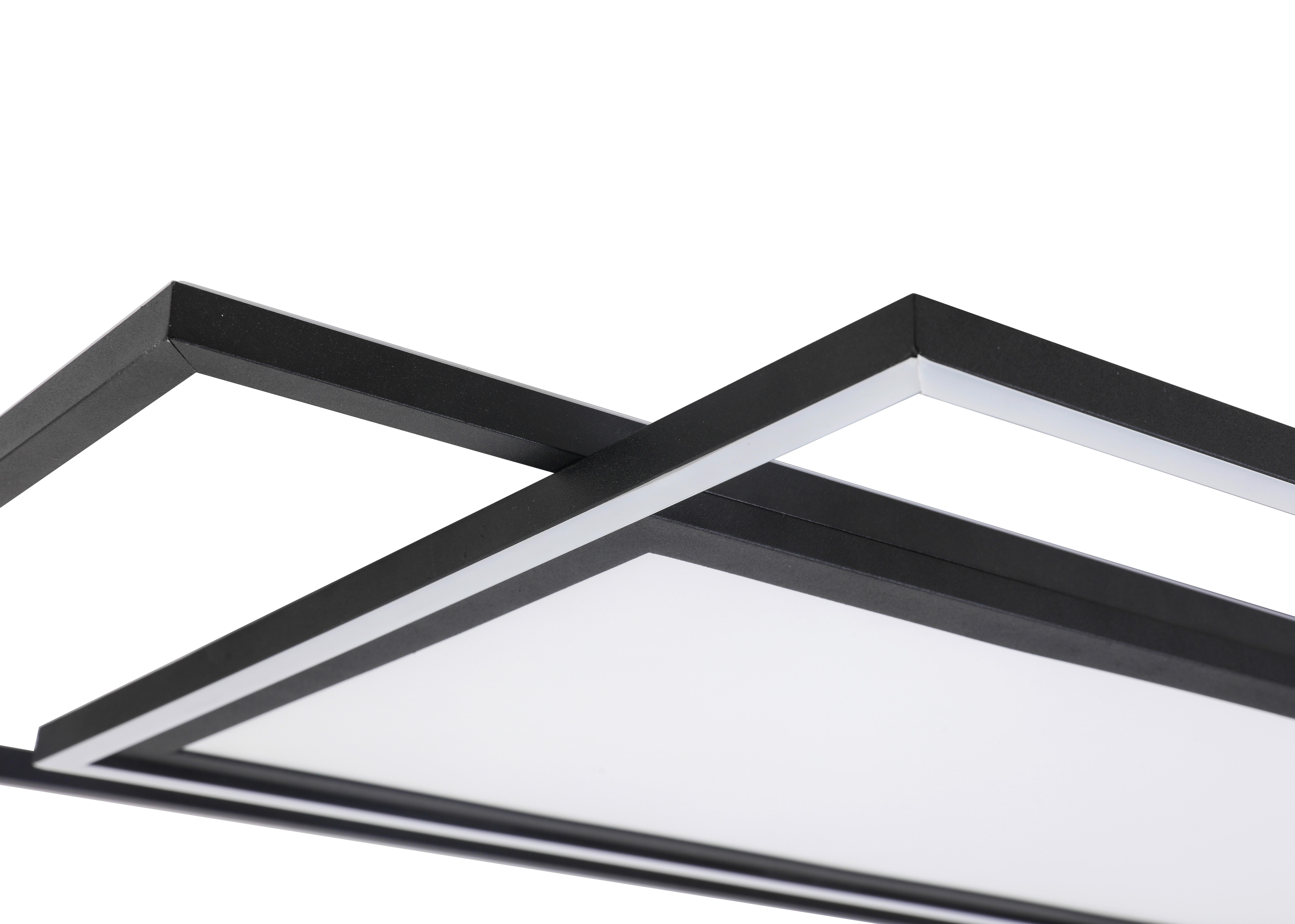 PANEL LED CONNY - czarny, Trend, tworzywo sztuczne/metal (80,8/52,8/6cm) - Novel