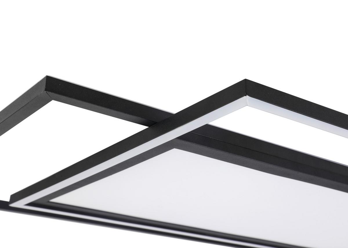 PANEL LED CONNY - czarny, Trend, tworzywo sztuczne/metal (80,8/52,8/6cm) - Novel