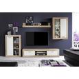 Regal Za Dnevni Boravak Lund - bijela/hrast Sonoma, Modern, drvni materijal (298/196/34cm) - Mömax modern living Regal Za Dnevni Boravak Lund - bijela/hrast Sonoma, Modern, drvni materijal (298/196/34cm) - Mömax modern living