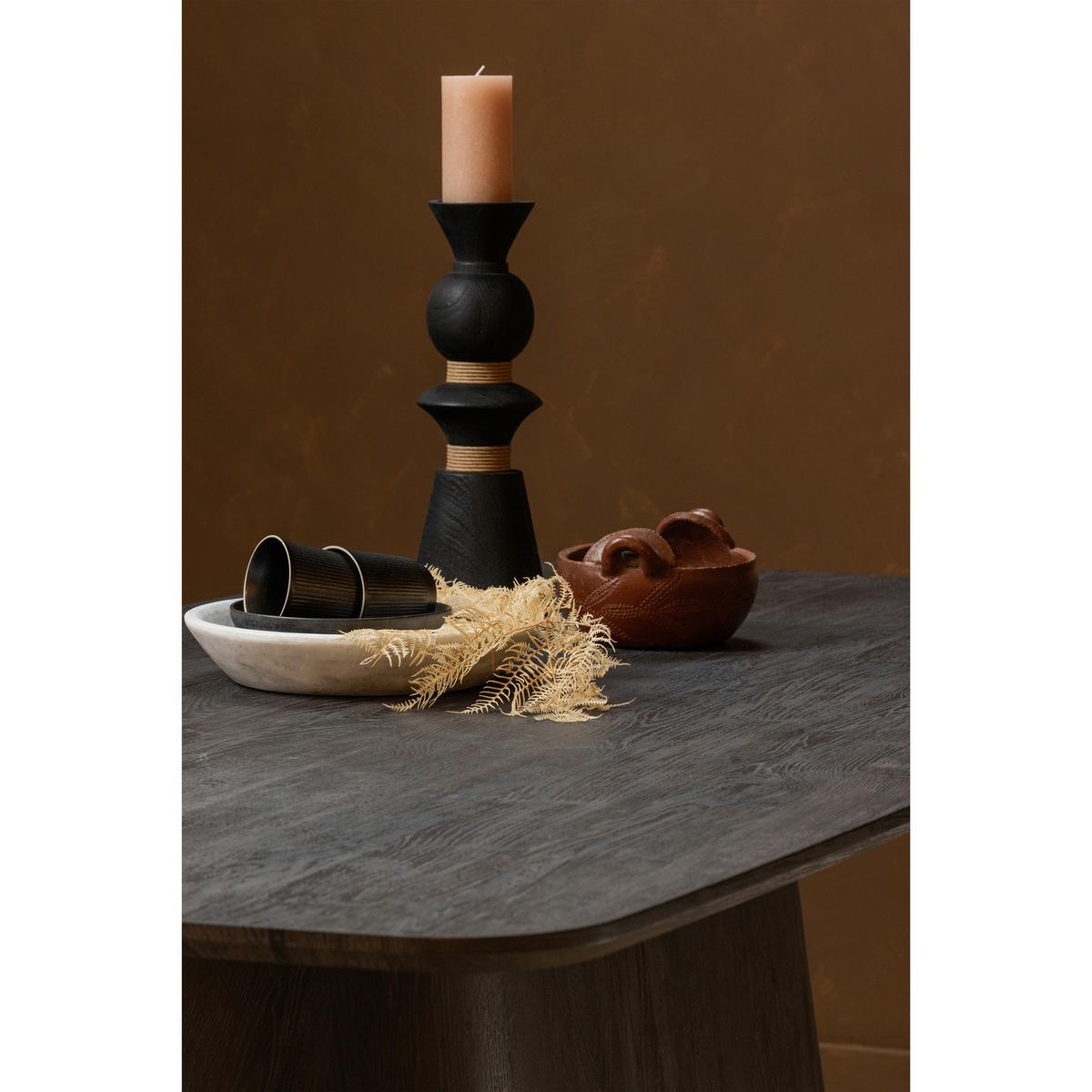 Esstisch Leah Dunkelbraun - Dunkelbraun, Design, Holzwerkstoff (200/105/76cm) - Livetastic
