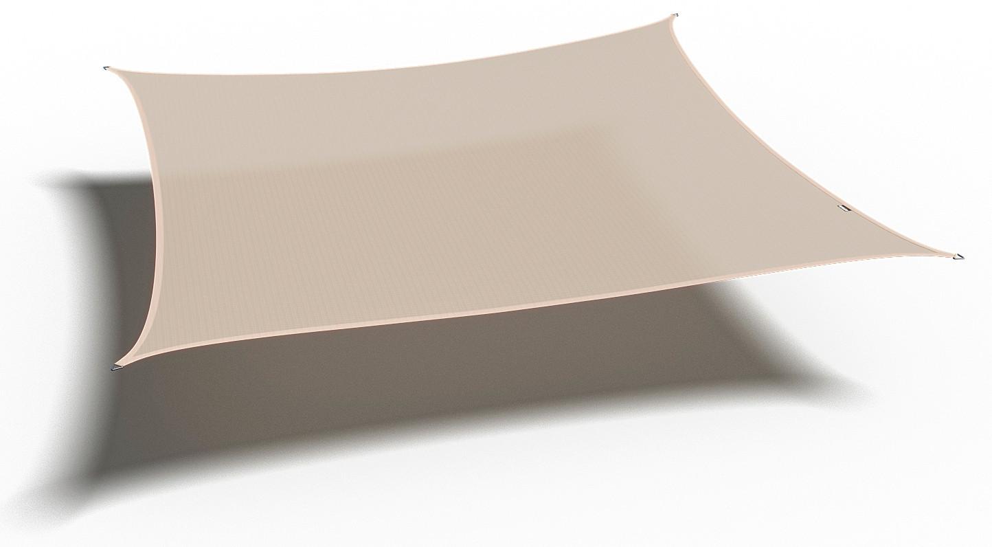 Sonnensegel Coolfit Weiß - Weiß, MODERN, Kunststoff (500/1/500cm) - Gardenson