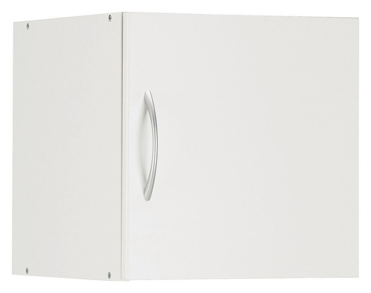 Nastavek Za Omaro Mrk, Bela - bela/barve aluminija, Konvencionalno, umetna masa/leseni material (40/40/40cm) - Mömax