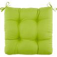 Sitzkissen Elli Grün 40x40cm - Grün, Textil (40/40/7cm) - Mömax modern living