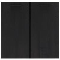 Türenset in Schwarz - Schwarz, MODERN, Holzwerkstoff/Metall (75/105/2cm) - Mömax