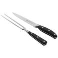 Tranchierset Rösle 2-tlg. - Silberfarben/Schwarz, MODERN, Kunststoff/Metall (35,8/11,3/2,7cm) - Rösle Tranchierset Rösle 2-tlg. - Silberfarben/Schwarz, MODERN, Kunststoff/Metall (35,8/11,3/2,7cm) - Rösle