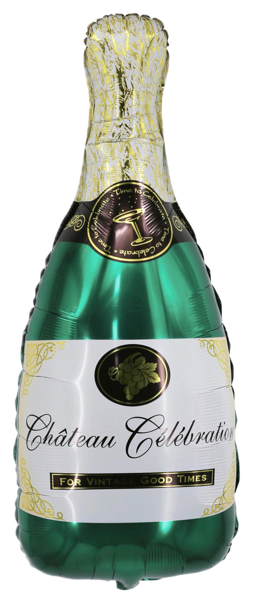 Luftballon Silvester 4-teiliges Set - Dunkelgrün/Goldfarben, KONVENTIONELL, Kunststoff (83cm) - Mömax