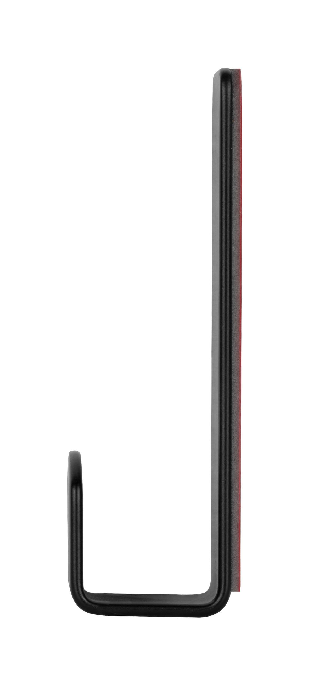 Wandhaken Turbo-Loc Lizan Schwarz - Schwarz, MODERN, Metall (2/7/2cm) - Mömax