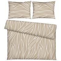 Ágyneműhuzat-garnitúra JULIANE XXL - világosbarna, Konventionell, textil (200/220cm) - Mömax