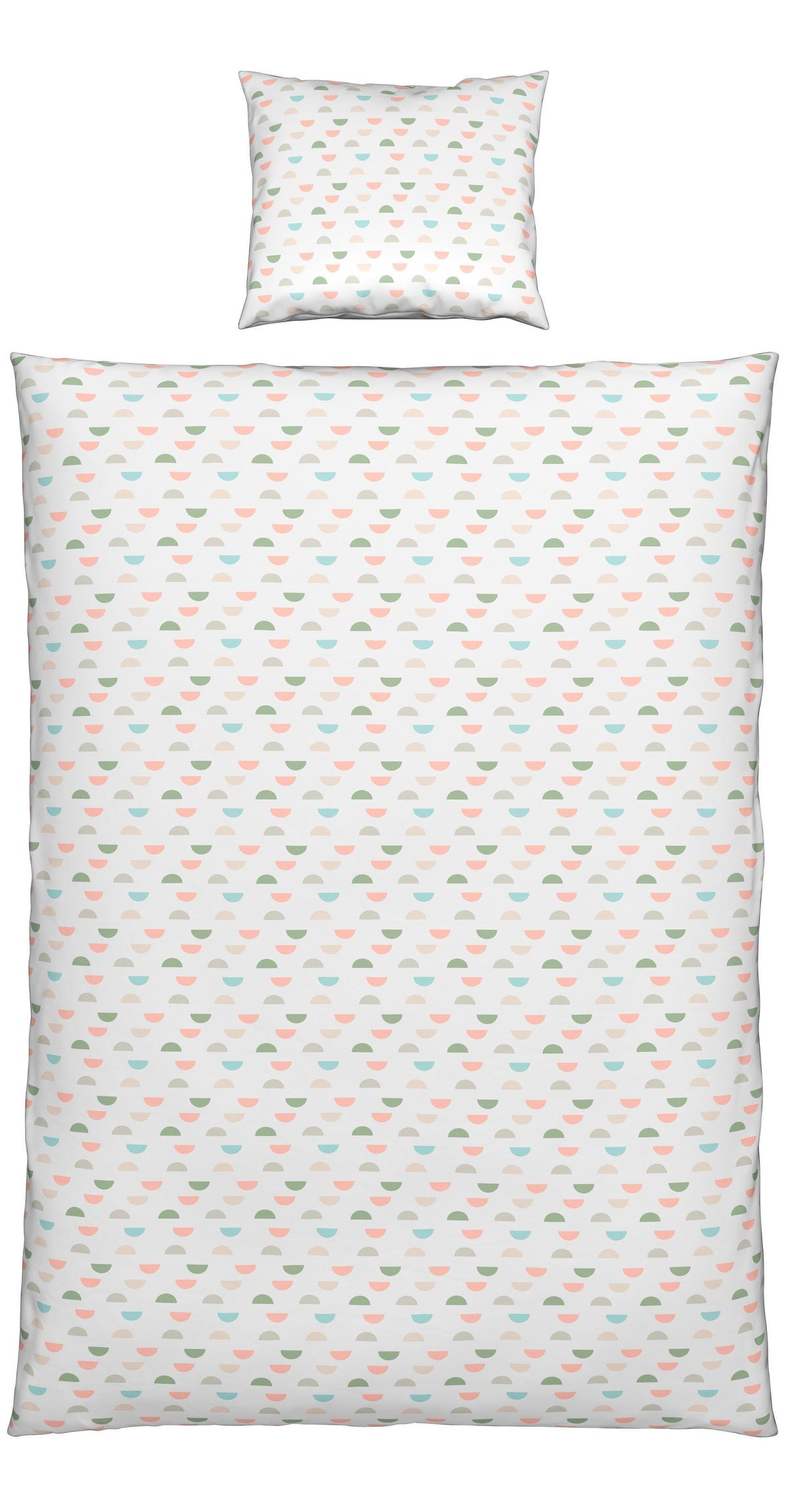 BETTWÄSCHESET REGINA - Blau/Weiss, Modern, Textil (160/210cm) - Modern Living