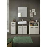 BADEZIMMER ICE - Kaschmir/Schwarz, Trend, Glas/Holzwerkstoff (150cm) - MID.YOU