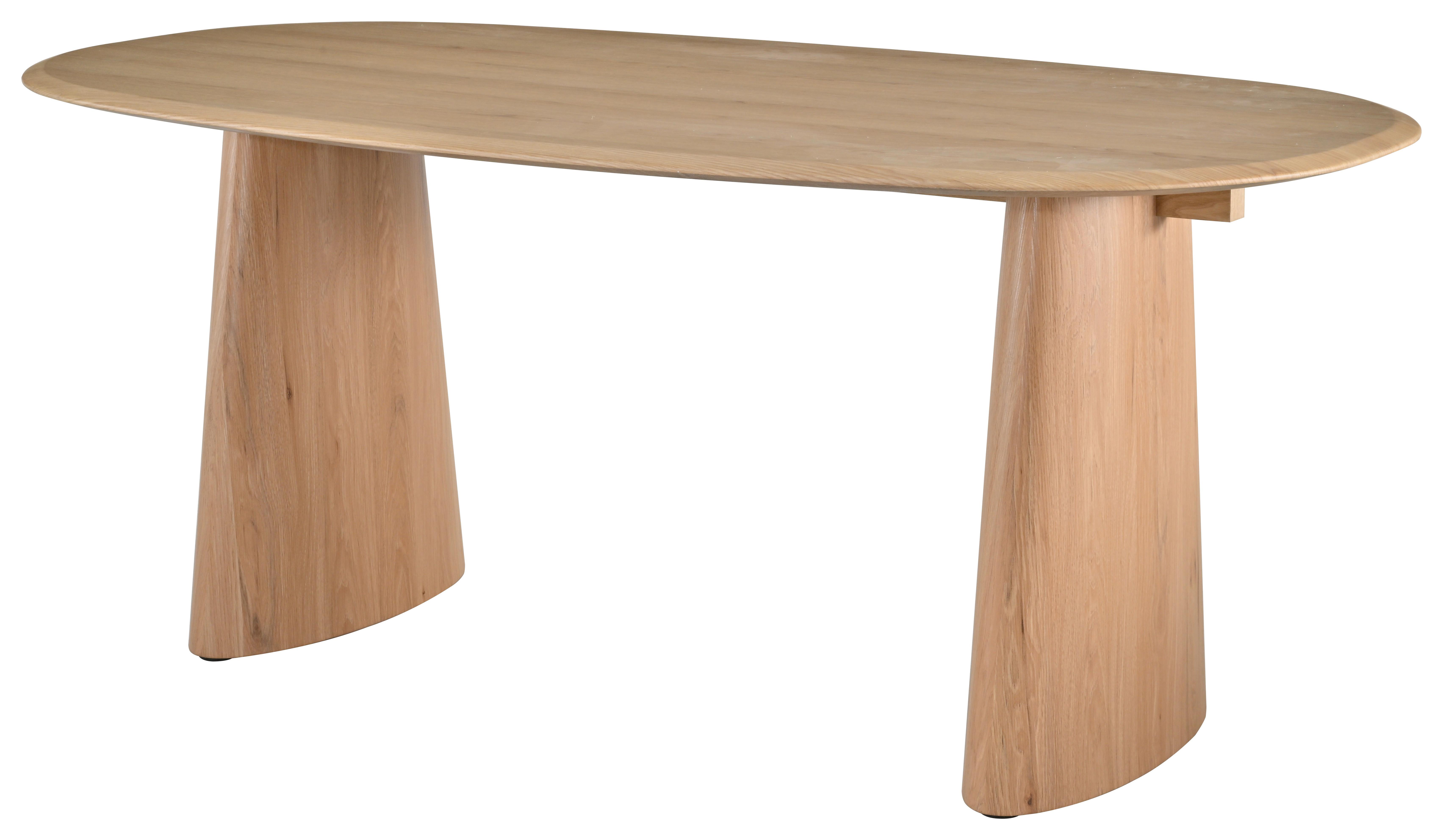 Jedilna Miza Palma, Barva Hrasta, 180x100 - naravne barve, Moderno, leseni material/les (180/100/75cm) - MID.YOU