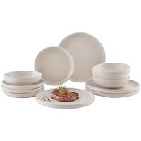 Serviciu de masă 12/1 Michi - crem, Modern, ceramică - Mömax