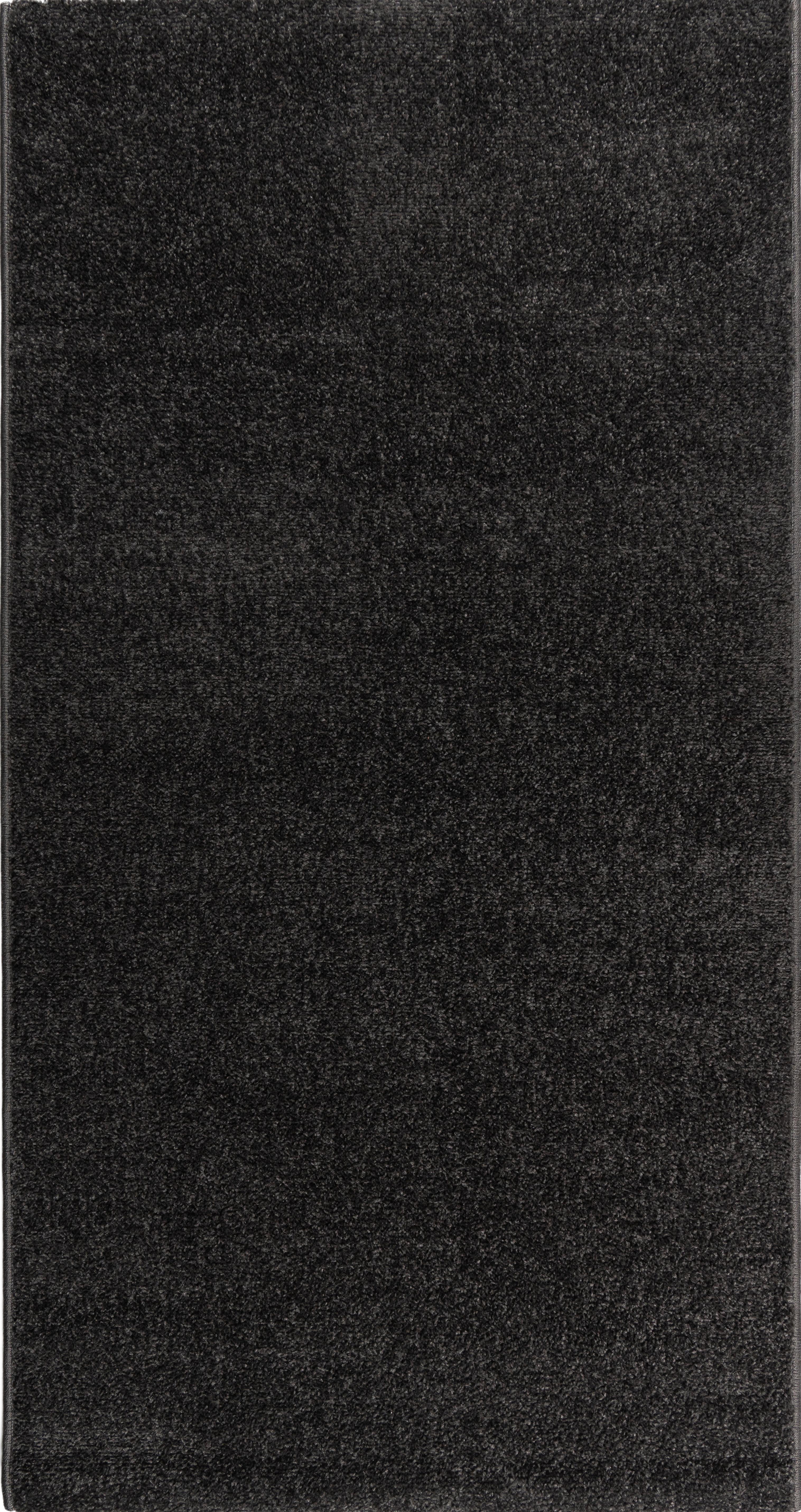 Webteppich Jan 1 Anthrazit ca. 80x150cm - Anthrazit, KONVENTIONELL, Textil (80/150cm) - Mömax