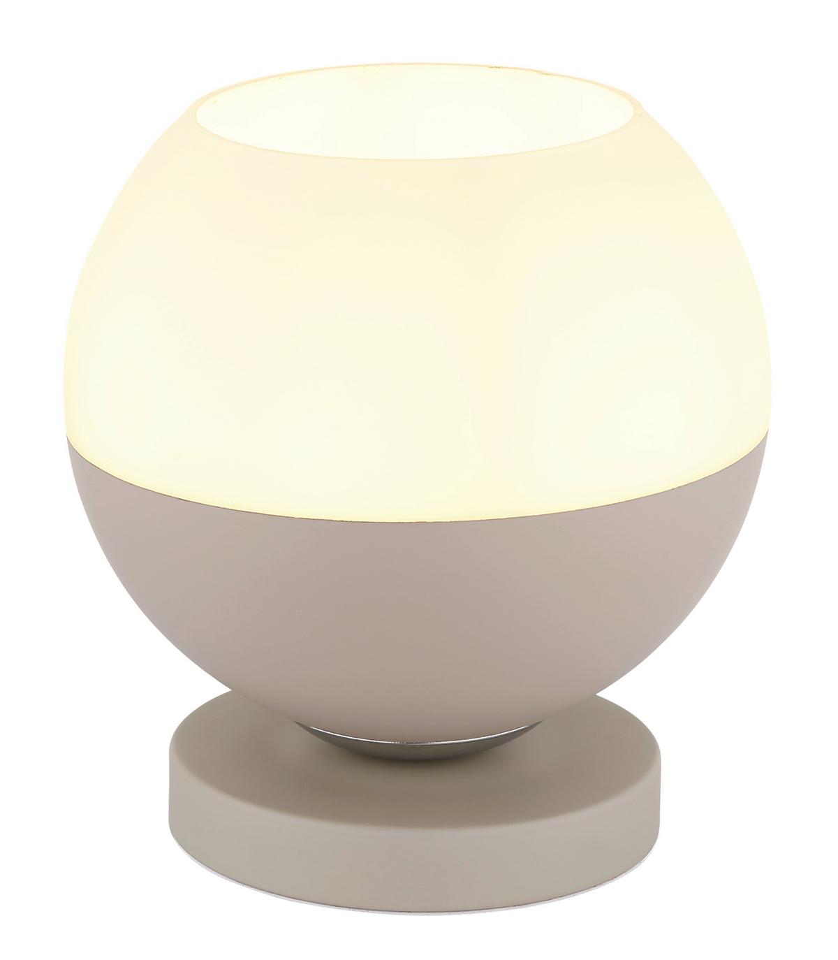 Veioză Ragusa - alb/bej, Design, sticlă/metal (20/21cm) - Globo
