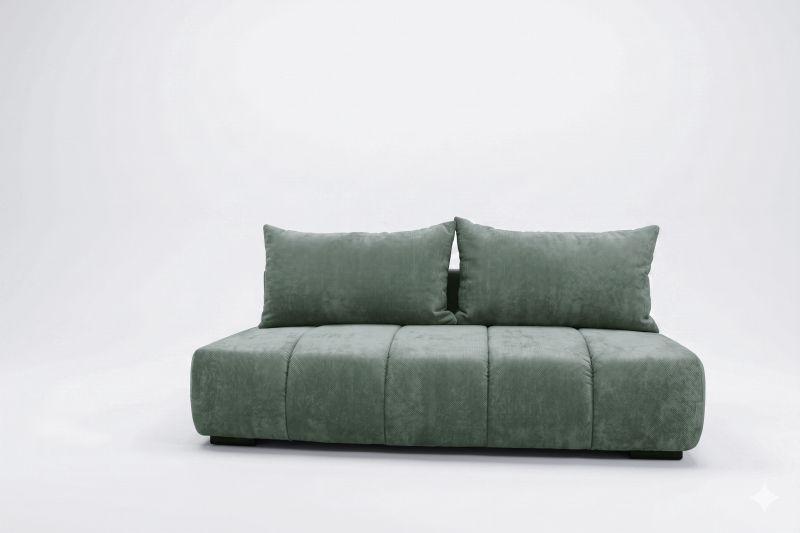 Trosjed Na Razvlačenje Wind - prljavo ružičasta/crna, Design (214/73-94/100cm) - Modern Living